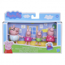 Hasbro Peppa Pig 3 Inch Figure 4-Pack Peppa's Family Bedtime F21925X00