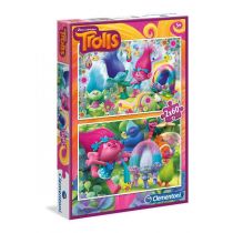 Clementoni Puzzle Trolls 2x60