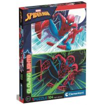 Puzzle 104 Glowing Spiderman