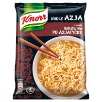 Knorr Nudle Azja Zupa-danie instant o smaku wołowina po azjatycku 68 g