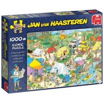 Jan van Haasteren 19086 puzzle, kemping w lesie, 1000 elementów