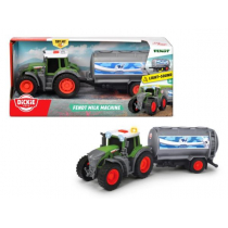 Traktor Fendt z przyczepą na mleko 26 cm