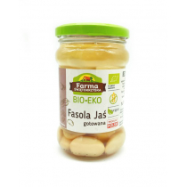 Lumarko Fasola Jaś Gotowana Bezglutenowa Bio 300 G (175 G) (Słoik)!
