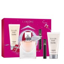 Lancome La vie est belle Woda perfumowana 30 ml + Tusz do rzęs Hypnôse + Balsam do ciała 50 ml