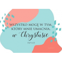 SZARON Magnes na lodówkę - Wszystko mogę w tym łaty - Szaron
