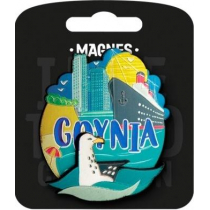 PAN DRAGON Magnes I love Poland Gdynia ILP-MAG-A-GDY-06
