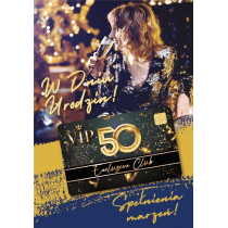 Karnet Urodziny 50 Gift-M - Armin Style