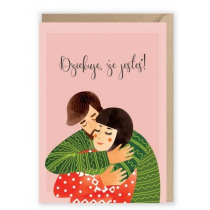 Cardie Kartka okolicznościowa Dziękuję, że jesteś K025