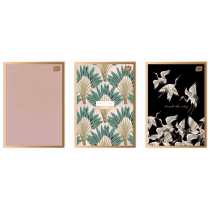 Zeszyt A4/60K linia Metallic Satin Gold 5szt) Nowa