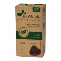 BIOMAGIC FARBA DO WŁOSÓW CZEKOLADOWY BRĄZ (66.07) 250 g - BIOMAGIC BP-8699367125673