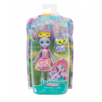 Lalka Hadley Husky Piesek Husky + figurka Sledder Enchantimals