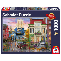 Фото - Пазли й мозаїки Schmidt Puzzle 1000 Miasto portowe  