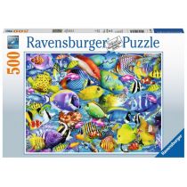 Ravensburger Puzzle 500 elementów Tropikalny ruch podwodny