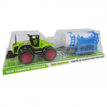 Traktor z przyczepą - Trifox