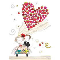 Karnet B6 + koperta MO6742 Ślub Truskawki - Turnowsky