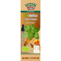 Royal Brand Ekstrakt z melisy lekarskiej z bursztynem w kroplach Suplement diety 50 ml Bio