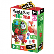Russell Układanka HEADU Montessori Moje Pierwsze Puzzle Las GXP-653012
