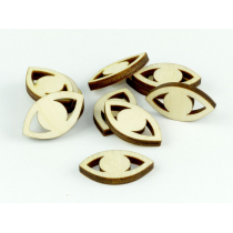 Znaczniki drewniane oko Nowa