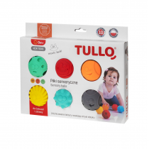 Am Tullo Am Tullo Piłki sensoryczne buźki 6 szt 462