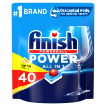 Finish Tabletki do zmywarki Power All-in-1 Lemon 40 szt.