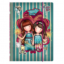 Santoro Teczka zamykana na gumkę Gorjuss Fairground