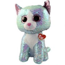 Beanie Boos Whimsy cekinowy Kot niebieski 42cm