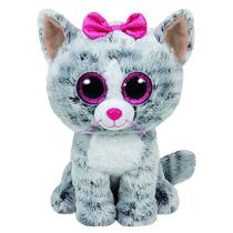 Ty Beanie Boos Kiki szary kotek 24 cm)