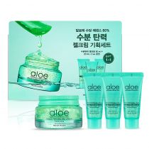 Holika Aloe Soothing Essence 80% Gel Cream Set zestaw żelowy krem do twarzy 60ml + żelowy krem do twarzy 3x20ml