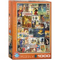 Eurographics Puzzle 1000 elementów. Stare plakaty, rowery