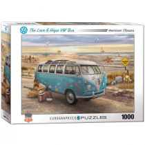 Eurographics 60005310 puzzle z motywem miłości i nadziei VW Bus (1000 części)