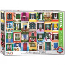 Eurographics Puzzle 1000 elementów Kolorowe okna