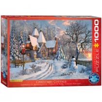 Eurographics Puzzle 1000 elementów. Świąteczna chatka, Dominic Davison