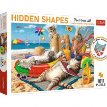 Trefl Puzzle Hidden Shapes Kocie wakacje 5_781378