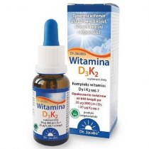 Dr Jacob`s Witamina D3 K2 Suplement diety 20 ml