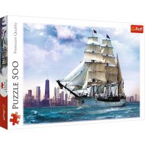 Trefl Żaglowiec Na Tle Chicago - 37120