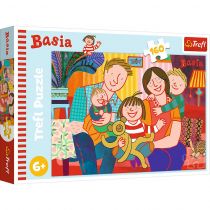 Trefl Puzzle 160 elementów Poznaj Basię GXP-781367