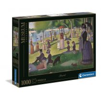 Clementoni Puzzle 1000 elementów. Museum. Seurat. Niedzielne popołudnie na wyspie Grande Jatte