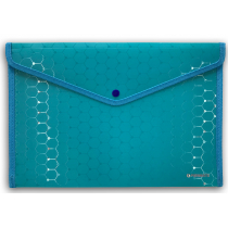 Penmate Koperta na zatrzask A4 Lux niebieska