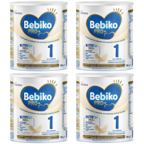 Bebiko Pro+ 1 Mleko początkowe dla niemowląt od urodzenia zestaw 4 x 700 g