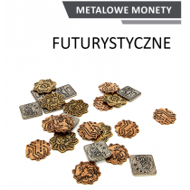 Drawlab Entertainment Metalowe Monety - Futurystyczne (zestaw 24 monet)