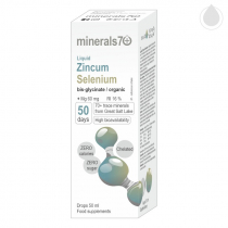 MINERALS7+ Minerals7+ Zincum Selenium liquid 50 ml cynk selen HM0814