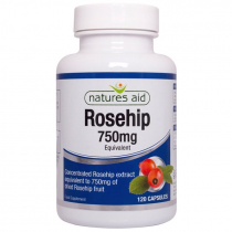 Natures AID Aid Rosehip 750 mg 120 kap dzika róża ND125740