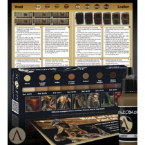Scale 75 Wood and Leather Paint Set