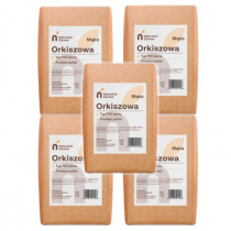 Naturalnie Zdrowe Mąka orkiszowa jasna typ 700 Zestaw 5 kg