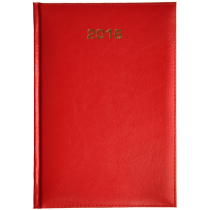 Dazar Kalendarz książkowy 2018 A5 dzienny baladek czerwony