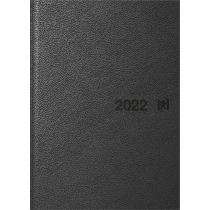 Oxford Kalendarz 2022 książkowy 15x21 DTP European czarny - Oxford