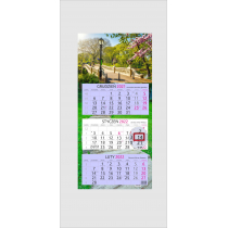 Aniew Kalendarz 2022 Trójdzielny Łazienki królewskie -