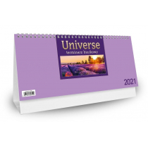 Crux Kalendarz 2021 Biurkowy Universe - fioletowy praca zbiorowa
