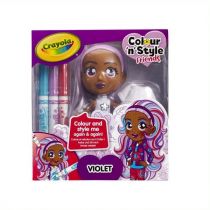 Crayola Lalka Colour'n'Style Friends Violet CRAYOLA