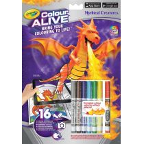 Crayola flamastry Colour Alive baśniowe stwory